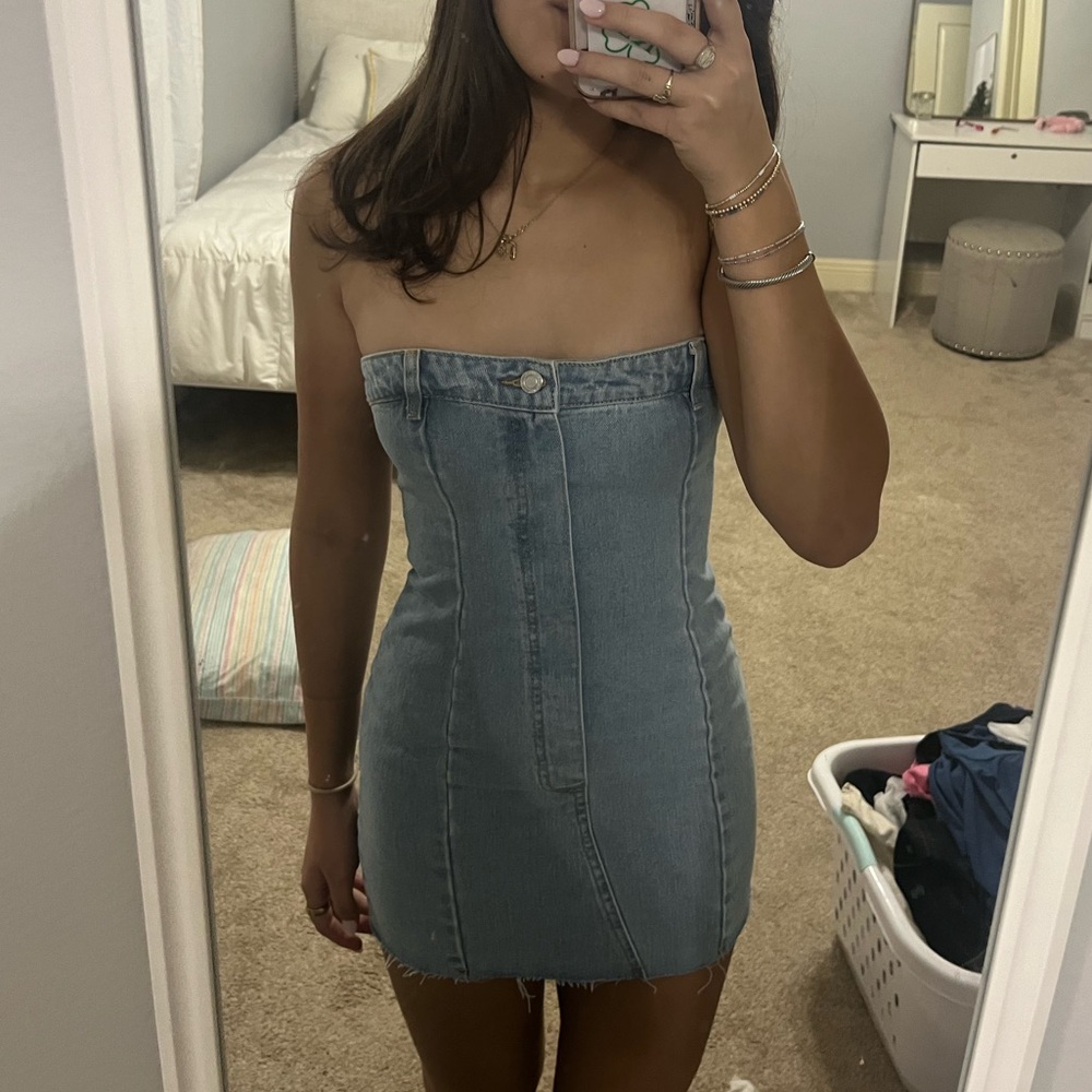 Pretty Little Thing Denim Dress